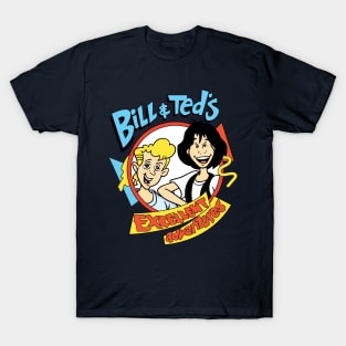 Bill & Ted's Excellent Adventure - Cartoon T-Shirt